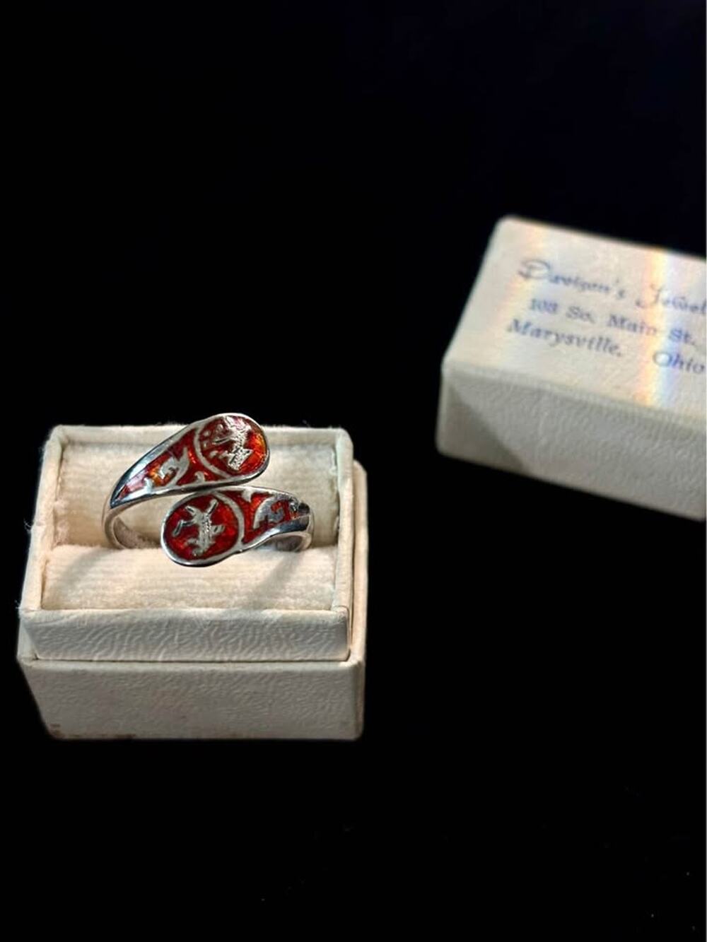 Vintage Thailand Sterling Silver Adjustable Ring - Sz 6.25, 2.6g